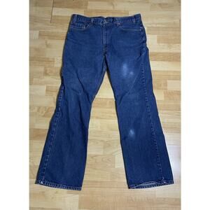 Vintage‎ Levi's 517 Jeans Mens 40x32 Dark Wash Boot Cut 90s Y2K Red Tag